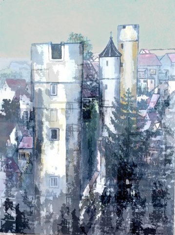 008. Stadttürme vom Hohntor aus